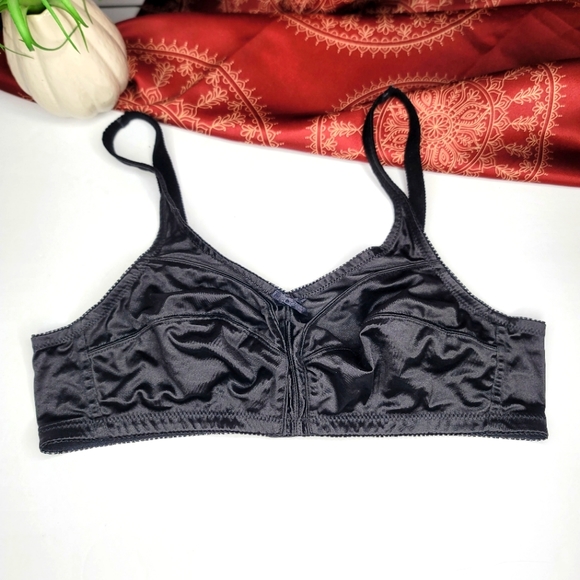 Comfort Choice Wireless Bra Black Size 38B - Picture 1 of 8